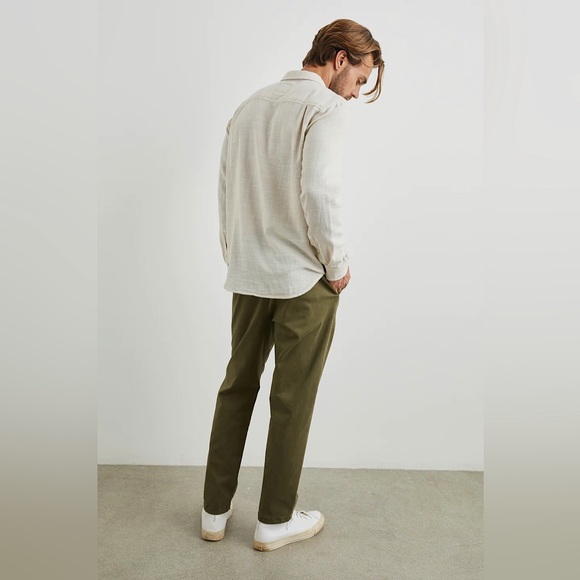 NWT Rails Wyatt Long Sleeve Woven Shirt // Hummus // Men’s L - Picture 4 of 8